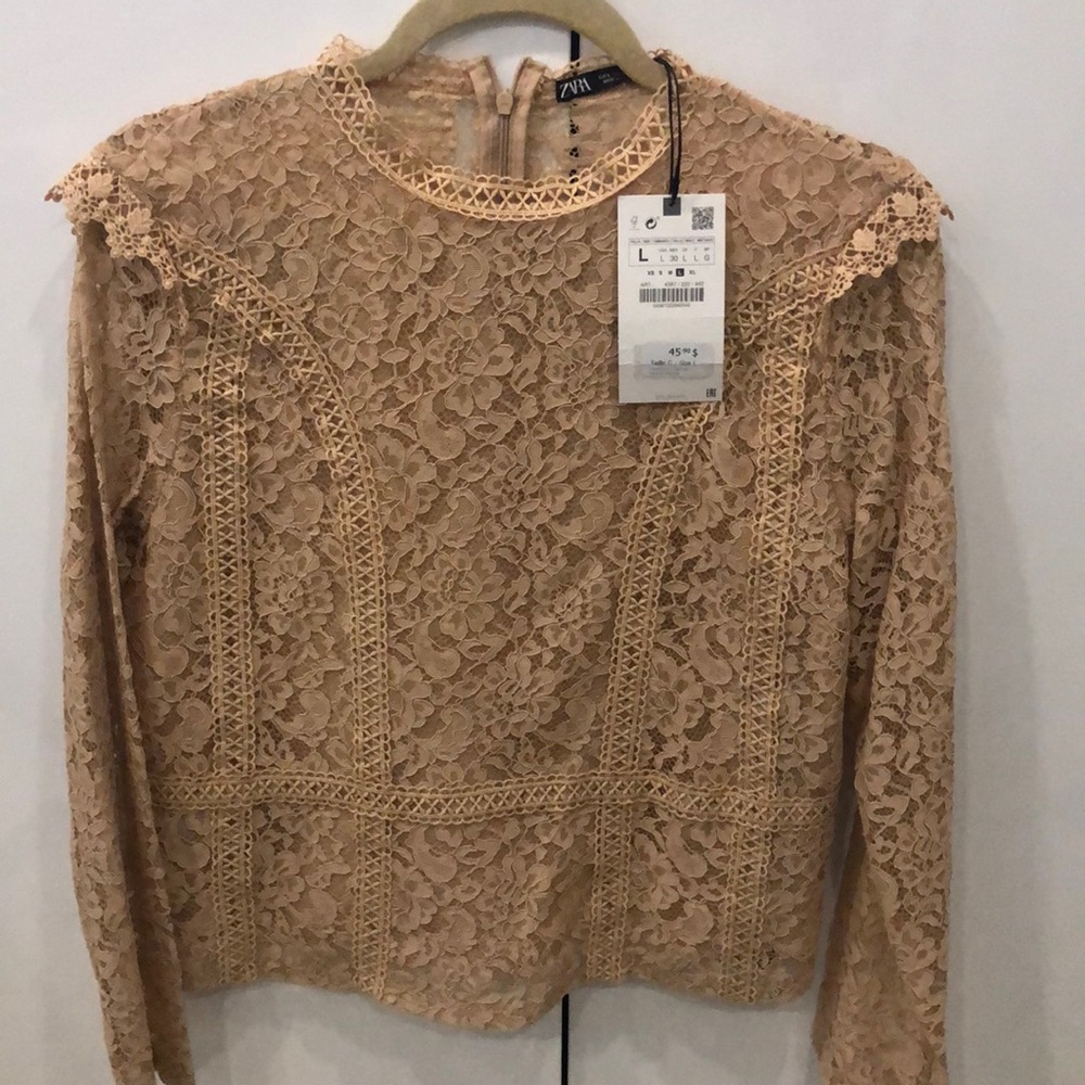 Zara Brand New with Tags Lace Top